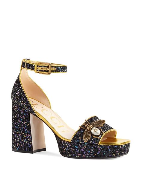 Gucci Soko Bee Ankle Strap High